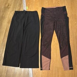 Lululemon leggings x 2, Size 6